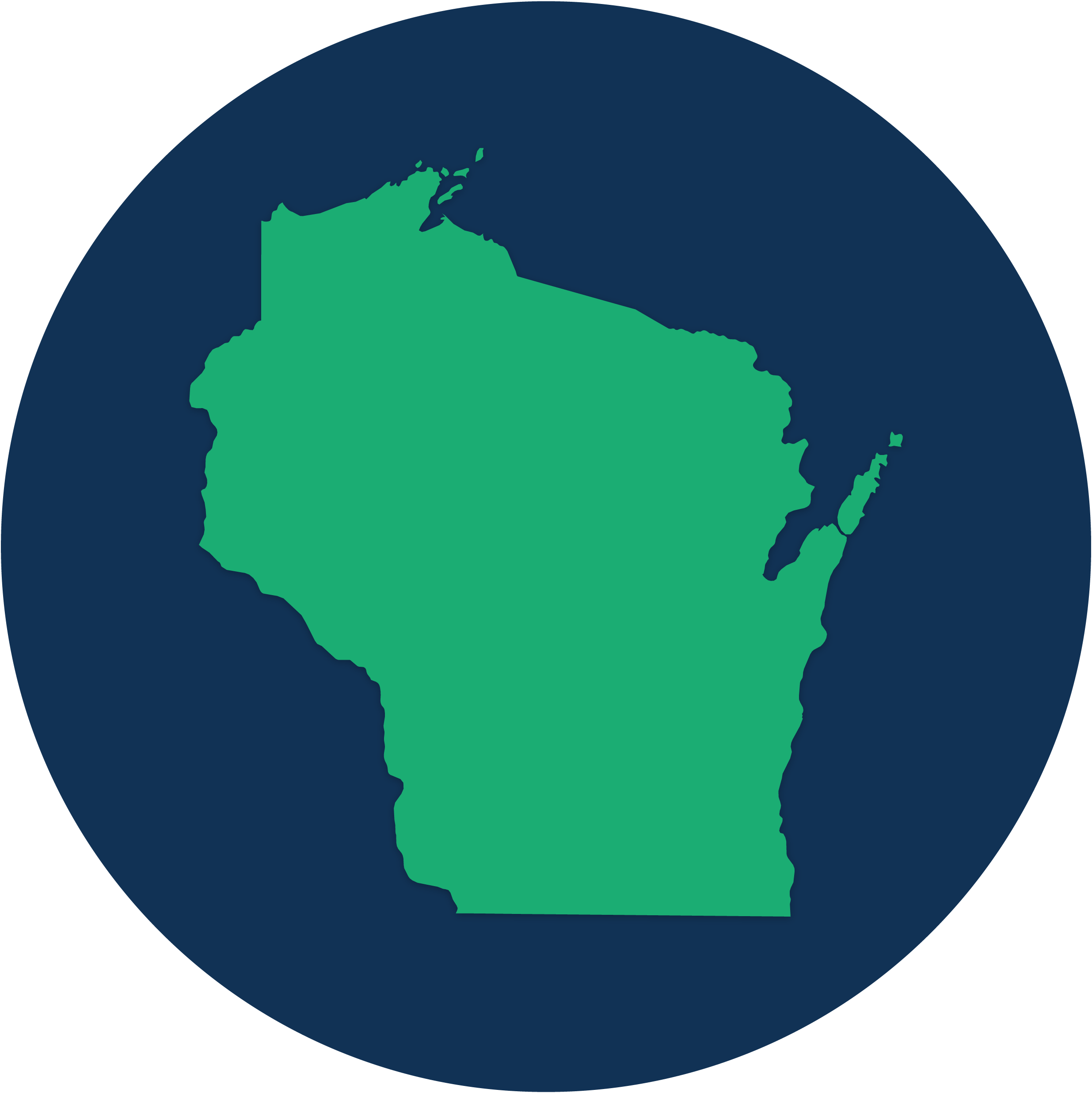 Map of Wisconsin 